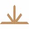 Ekena Millwork Saratoga Timber Gable Bracket, Western Red Cedar, 72"W x 48"H x 5 1/2"D x 5 1/2"F, 16/12 Pitch GBW072X48X0606SAR00SWR - alternate 1